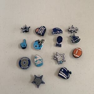 Jibbitz Cowboys 14 PCS Charms For Crocs Shoe Charms Adult Kids Boys Girls